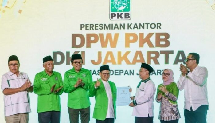 Cak Imin Resmikan Kantor DPW PKB DKI JAKARTA, Dorong Konsolidasi dan Peran Partai di Ibu Kota