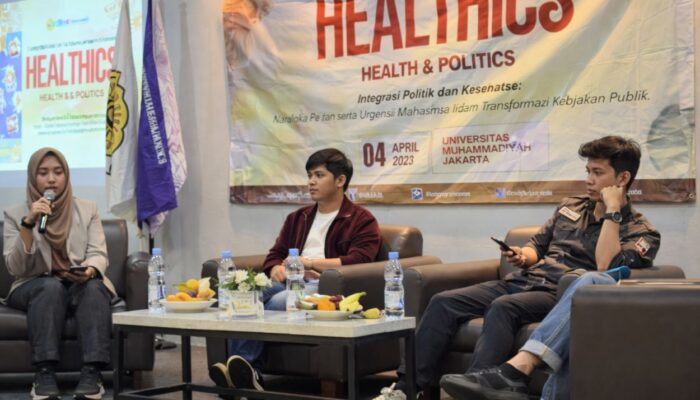 FKM UMJ Dorong Peran Mahasiswa dalam Kebijakan Publik Lewat Diskusi HEALTHICS