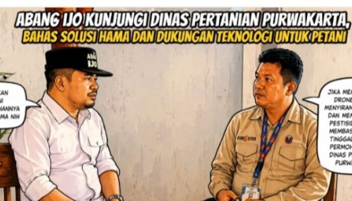Tinjau Dinas Pertanian, Abang Ijo Bahas Penanganan Hama dan Dukungan Teknologi Modern