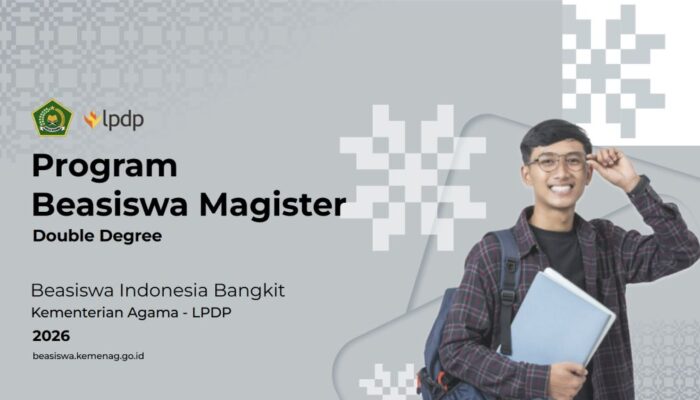 Kemenag Buka Beasiswa Double Degree Inggris–Indonesia 2026, Pendaftaran Ditutup 31 Mei