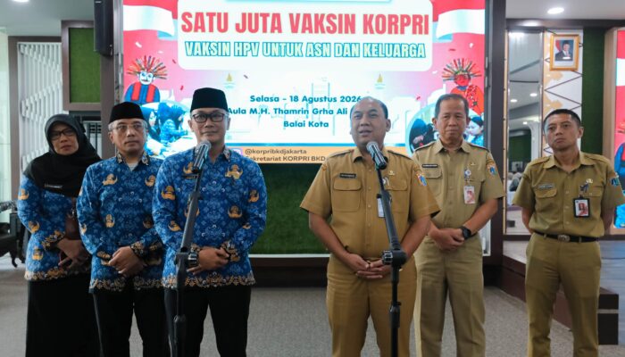 Pemprov DKI Gaspol Program Sejuta Vaksin HPV, 275 ASN dan Keluarga Jadi Peserta Awal
