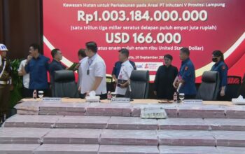 Kejagung Pamer Rp1 Triliun dari PSMI, Terkait Kasus Lahan Inhutani V