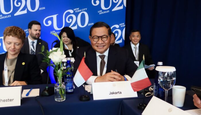 Pramono Paparkan Pertumbuhan Ekonomi Jakarta 5,52 Persen di Forum U20 New York